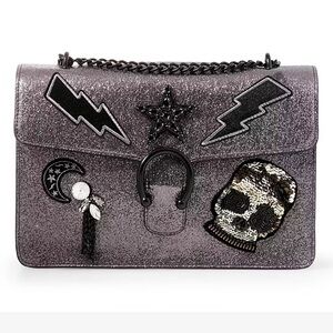 Steve Madden Balley Pewter shoulder bag.